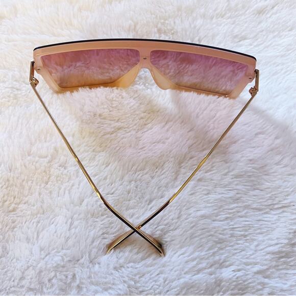 Ariel Pink Rectangle Full Frame Sunglasses - Picture 8 of 11